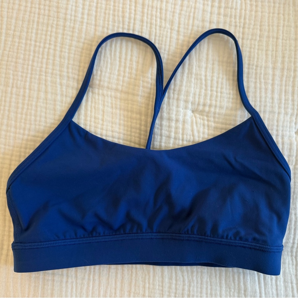 lululemon Flow Y Bra Nulu in Galactic Cobalt (Blue) - Picture 2 of 4